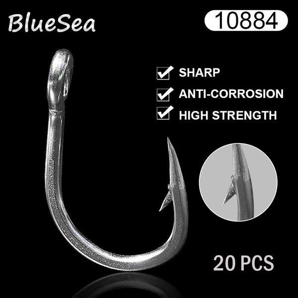 bluesea 10884 20 pcs/pack stainless steel triple assist fish hooks live bait weighted fishing hook tuna circle
bluesea 10884 20 pcs/pack stainless steel triple assist fish hooks live bait weighted fishing hook tuna circle
