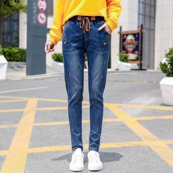 women's jeans 2021 plus size 36 elastic waist pencil vintage cowboy pants women casual harem high street denim trousers female, Blue
women's jeans 2021 plus size 36 elastic waist pencil vintage cowboy pants women casual harem high street denim trousers female, Blue