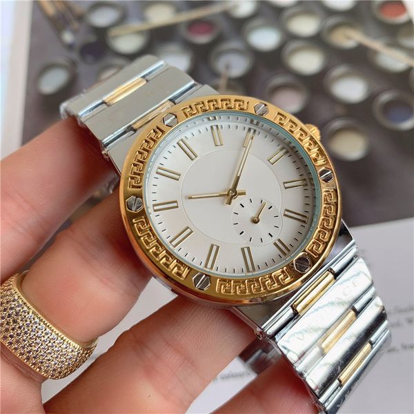 fashion brand watches for men small dial style steel band quartz wrist watch #1-20 ve23292n, Slivery;brown
fashion brand watches for men small dial style steel band quartz wrist watch #1-20 ve23292n, Slivery;brown