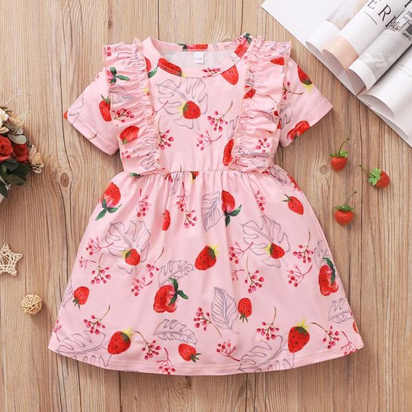girl's dresses patpat 2021 arrival 1pc toddler girl short-sleeve fruit strawberry dress, Red;yellow
girl's dresses patpat 2021 arrival 1pc toddler girl short-sleeve fruit strawberry dress, Red;yellow