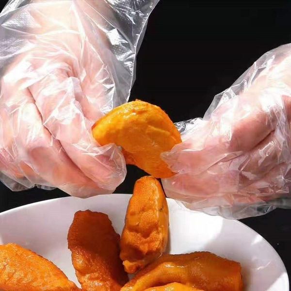 disposable gloves 100/200pcs/lot one-off plastic restaurant bbq transparent eco-friendly pe kitchen garden accesso
disposable gloves 100/200pcs/lot one-off plastic restaurant bbq transparent eco-friendly pe kitchen garden accesso