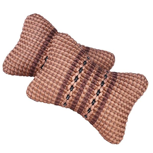 seat cushions 1 pair car neck pillow protection safety headrest support ice silk cushion seats accessories 28 x 17cm(beige, style b)
seat cushions 1 pair car neck pillow protection safety headrest support ice silk cushion seats accessories 28 x 17cm(beige, style b)