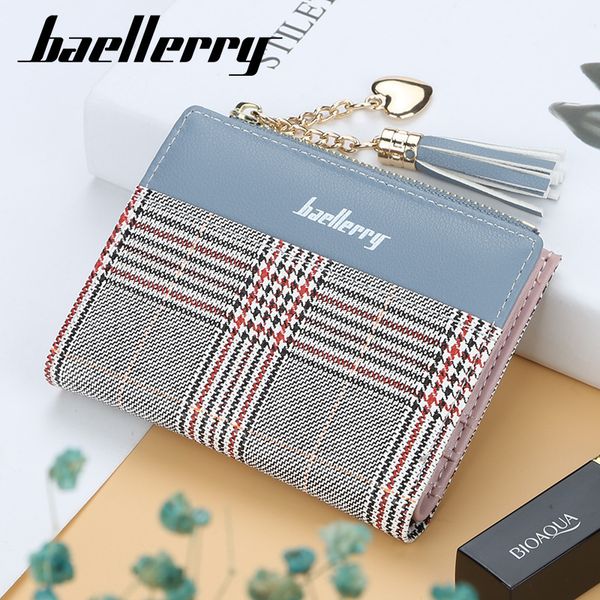 baellerry women's new short korean zipper buckle simple multifunctional tassel zero wallet, Red;black
baellerry women's new short korean zipper buckle simple multifunctional tassel zero wallet, Red;black
