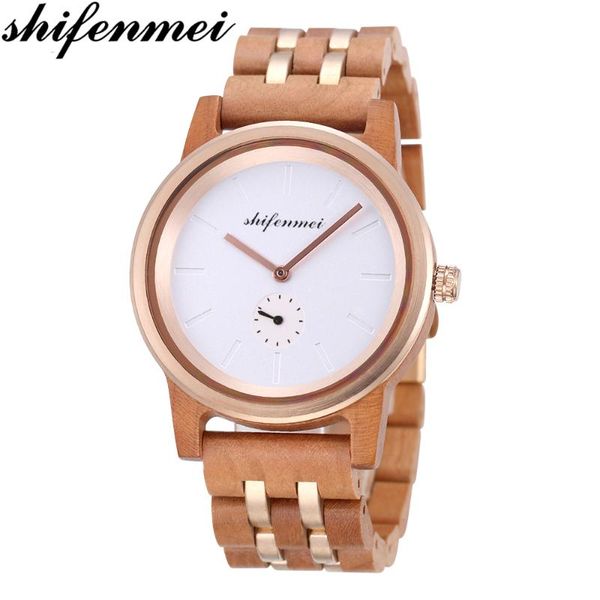 wristwatches shifenmei wooden men's watches for man 2021 wood watch men quartz wristwatch male relogio masculino, Slivery;brown
wristwatches shifenmei wooden men's watches for man 2021 wood watch men quartz wristwatch male relogio masculino, Slivery;brown