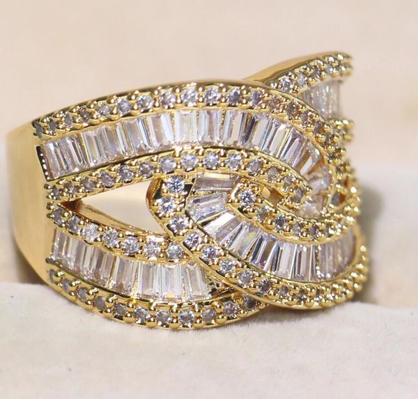 jewelry 925 sterling silver&gold fill princess cut white z cz diamond infinity women wedding band ring cz wjl3422
jewelry 925 sterling silver&gold fill princess cut white z cz diamond infinity women wedding band ring cz wjl3422
