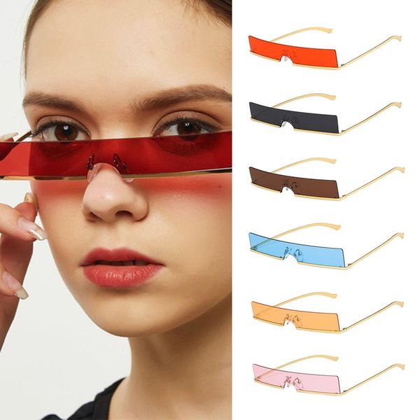 sunglasses narrow-frame metal trendy women's small square punk concave gafas de sol cuadradas pequeñas para mujer, White;black
sunglasses narrow-frame metal trendy women's small square punk concave gafas de sol cuadradas pequeñas para mujer, White;black