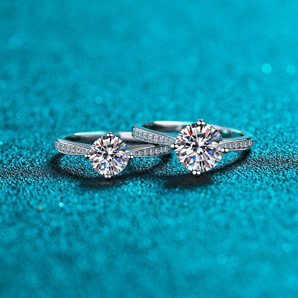 cluster rings silver 1-3 d color good clarity excellent cut diamond test passed round moissnaite wedding ring women 925 jewelry, Golden;silver
cluster rings silver 1-3 d color good clarity excellent cut diamond test passed round moissnaite wedding ring women 925 jewelry, Golden;silver