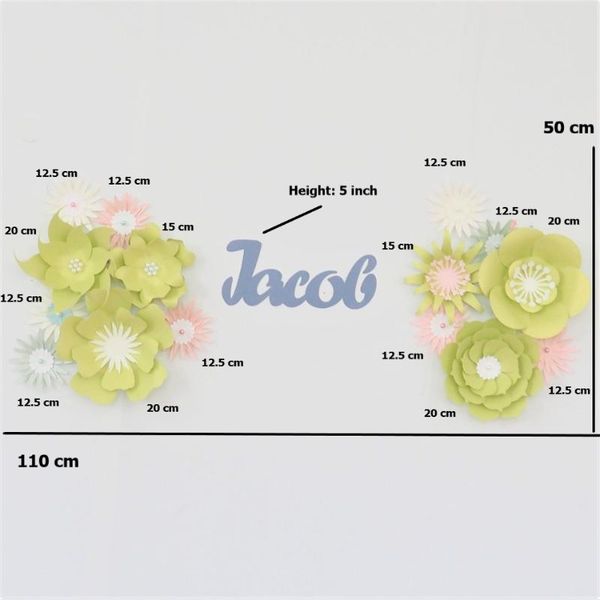 decorative flowers & wreaths diy paper set name sign kit nursery wall decoration baby shower backdrop girls flower decor fleur drop ship
decorative flowers & wreaths diy paper set name sign kit nursery wall decoration baby shower backdrop girls flower decor fleur drop ship