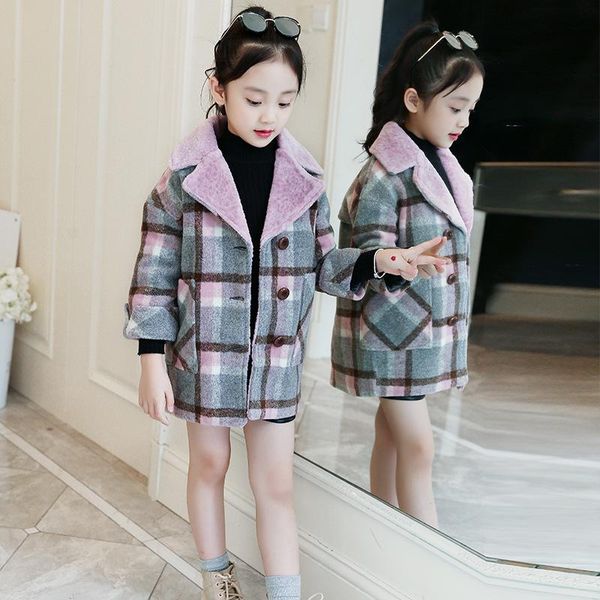 jackets autumn winter girls casual turn-down collar outerwear fashion woolen coat children clothing plaid baby jacket, Blue;gray
jackets autumn winter girls casual turn-down collar outerwear fashion woolen coat children clothing plaid baby jacket, Blue;gray
