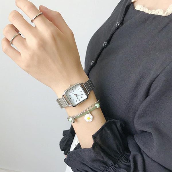 wristwatches luxury silver women watches quartz female clock square ladies dress watch stainless steel bracelet wristwatch, Slivery;brown
wristwatches luxury silver women watches quartz female clock square ladies dress watch stainless steel bracelet wristwatch, Slivery;brown