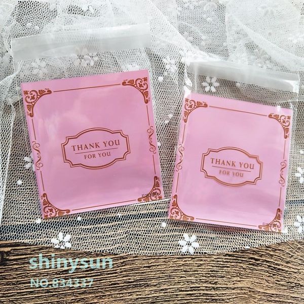 gift wrap 100pcs/lot pink cookie packaging bags 7x7cm "thank you"samll bag self adhesive plastic wedding candy
gift wrap 100pcs/lot pink cookie packaging bags 7x7cm "thank you"samll bag self adhesive plastic wedding candy