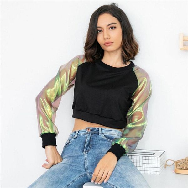 women's t-shirt fashion vintage retro mesh women o-neck long sleeve t shirt hip hop transparent tees harajuku streetwear, White
women's t-shirt fashion vintage retro mesh women o-neck long sleeve t shirt hip hop transparent tees harajuku streetwear, White
