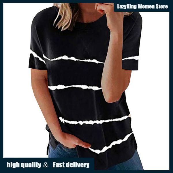 women's t-shirt graphic striped print women summer fashion casual o neck short sleeve plus size tee t shirt camisetas de mujer clothes, White
women's t-shirt graphic striped print women summer fashion casual o neck short sleeve plus size tee t shirt camisetas de mujer clothes, White