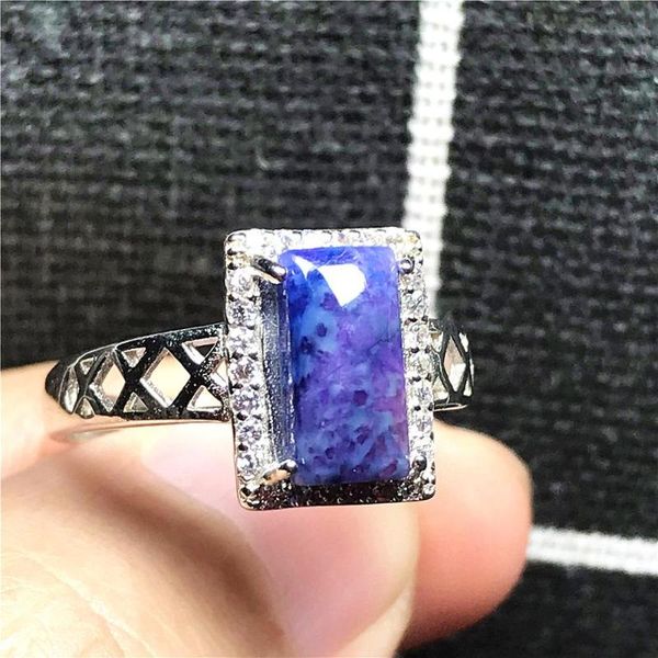 cluster rings real natural royal purple sugilite ring jewelry for woman man anticancer stone 9x6mm beads adjustable 925 silver, Golden;silver
cluster rings real natural royal purple sugilite ring jewelry for woman man anticancer stone 9x6mm beads adjustable 925 silver, Golden;silver