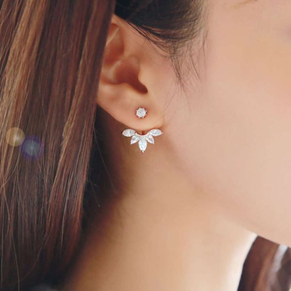 zhihan fashion silver needle horse eye zircon daisy flower with diamond earrings, Black
zhihan fashion silver needle horse eye zircon daisy flower with diamond earrings, Black