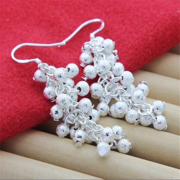 dangle & chandelier 925 sterling silver earrings exquisite frosted bead for women fashion jewelry wedding gift
dangle & chandelier 925 sterling silver earrings exquisite frosted bead for women fashion jewelry wedding gift