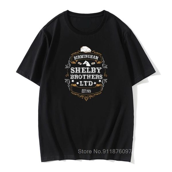 men's t-shirts t shirt peaky blinders shelby brothers ltd funny short sleeve tee vintage 100% cotton graphic t-shirt, White;black
men's t-shirts t shirt peaky blinders shelby brothers ltd funny short sleeve tee vintage 100% cotton graphic t-shirt, White;black