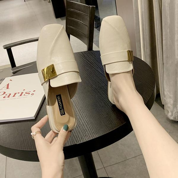 slippers woman fashion flip flop muller square head flat simple solid color spring walk u30-48, Black
slippers woman fashion flip flop muller square head flat simple solid color spring walk u30-48, Black