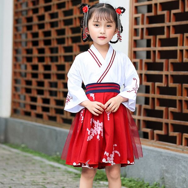 hanfu ancient chinese traditional costume girls stage dance performance dress woman folk fairy outfits tangsuit for kids 12260, Red
hanfu ancient chinese traditional costume girls stage dance performance dress woman folk fairy outfits tangsuit for kids 12260, Red