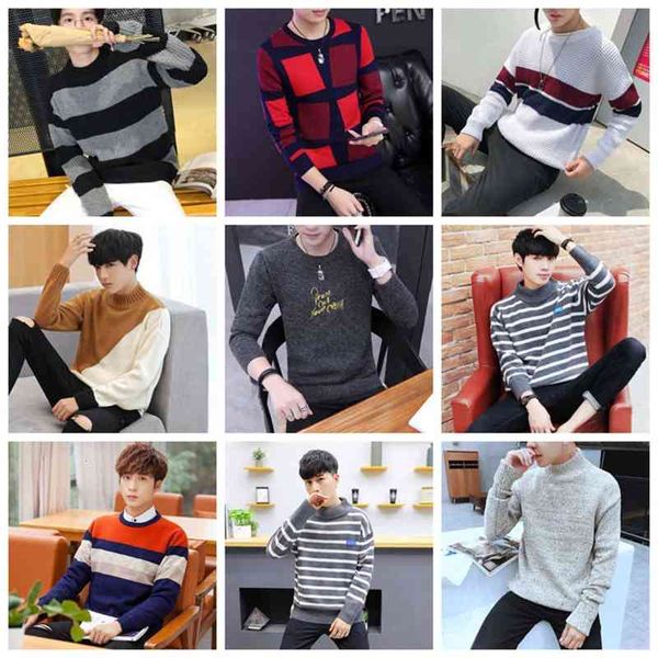 men's sweaters sweatshirt autumn and winter knitwear woolen sweater korean miscellaneous pwev, White;black
men's sweaters sweatshirt autumn and winter knitwear woolen sweater korean miscellaneous pwev, White;black