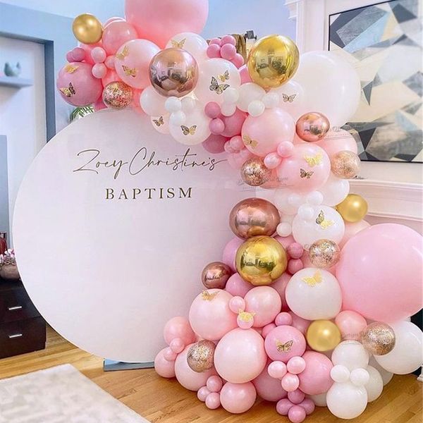 137pcs rose gold confetti globos macaron pink color balloon garland arch kit set butterfly home decors baby shower decorations
137pcs rose gold confetti globos macaron pink color balloon garland arch kit set butterfly home decors baby shower decorations
