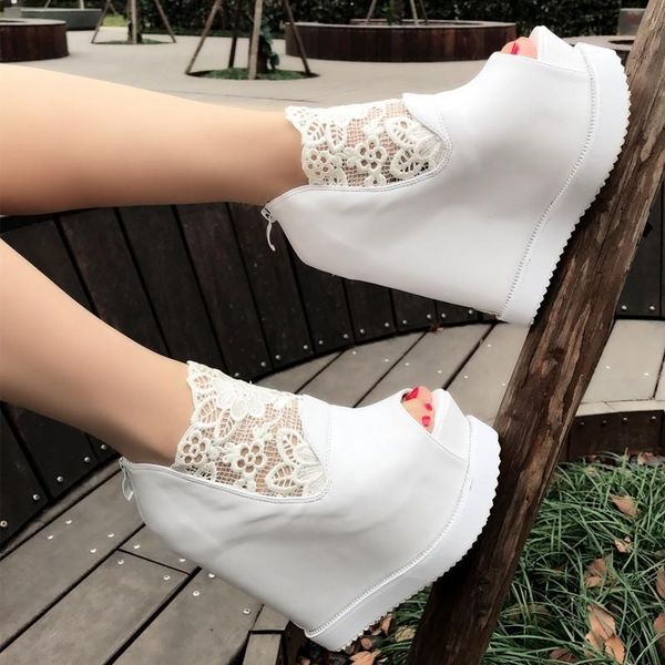 15cm super high heeled summer 2021 women's shoes peep toe platform wedge sandals, Black
15cm super high heeled summer 2021 women's shoes peep toe platform wedge sandals, Black