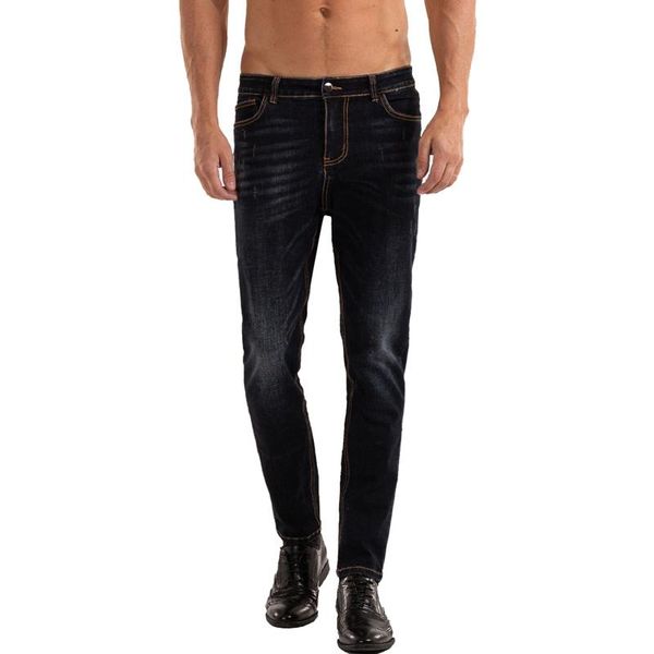men's jeans heyfanee pants mens slim fit skinny stretch denim trousers for men straight leg brand classic male clothing arrivals, Blue
men's jeans heyfanee pants mens slim fit skinny stretch denim trousers for men straight leg brand classic male clothing arrivals, Blue