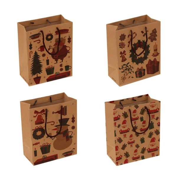 gift wrap 4pcs christmas kraft paper bags portable cartoon hand bag storage pouch for garment (small size) (random pattern)
gift wrap 4pcs christmas kraft paper bags portable cartoon hand bag storage pouch for garment (small size) (random pattern)