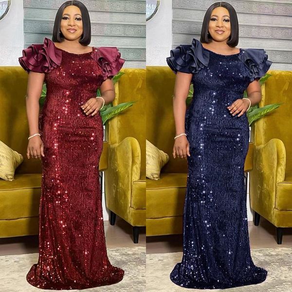 ethnic clothing african wedding dresses for women ruffle short sleeve sequin evening party long dress plus size moroccan kaftan muslim cloth, Red
ethnic clothing african wedding dresses for women ruffle short sleeve sequin evening party long dress plus size moroccan kaftan muslim cloth, Red