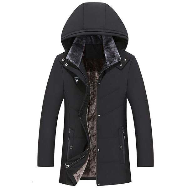 men's long thick hooded collar new fashion casual add wool warm coats winter 2021 male wear parkas down jacket, Black
men's long thick hooded collar new fashion casual add wool warm coats winter 2021 male wear parkas down jacket, Black