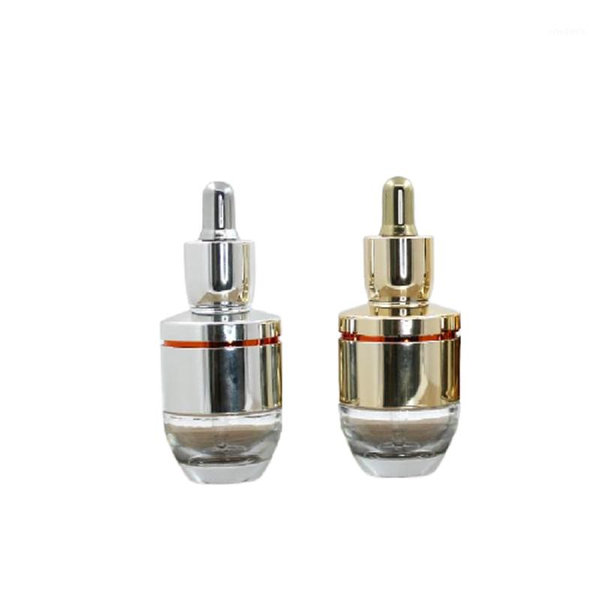 storage bottles & jars 30ml thick bottom transparent glass gold silver bottle empty cosmetic essence serum dropper vials rubber 10pcs
storage bottles & jars 30ml thick bottom transparent glass gold silver bottle empty cosmetic essence serum dropper vials rubber 10pcs