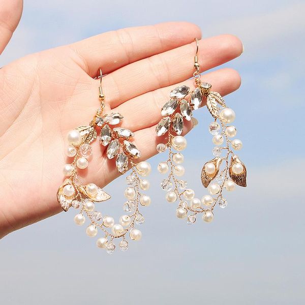 dangle & chandelier efily handmade leaf pearl earrings for women accessories fashion gold crystal drop earring party prom jewelry bridesmaid, Silver
dangle & chandelier efily handmade leaf pearl earrings for women accessories fashion gold crystal drop earring party prom jewelry bridesmaid, Silver