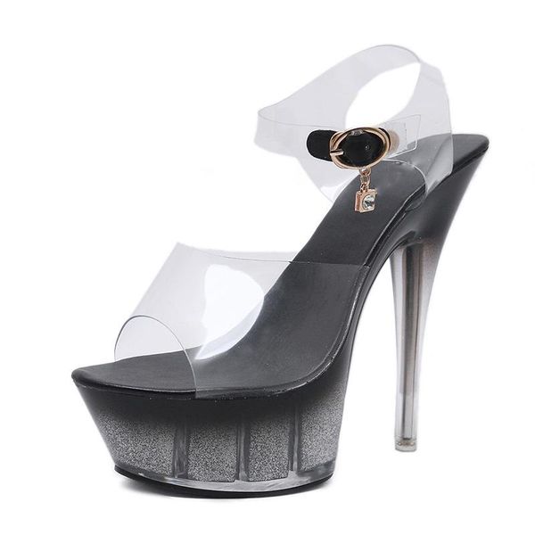 sandals women's pole dance high heels nightclub large size shoes fashion jelly, Black
sandals women's pole dance high heels nightclub large size shoes fashion jelly, Black