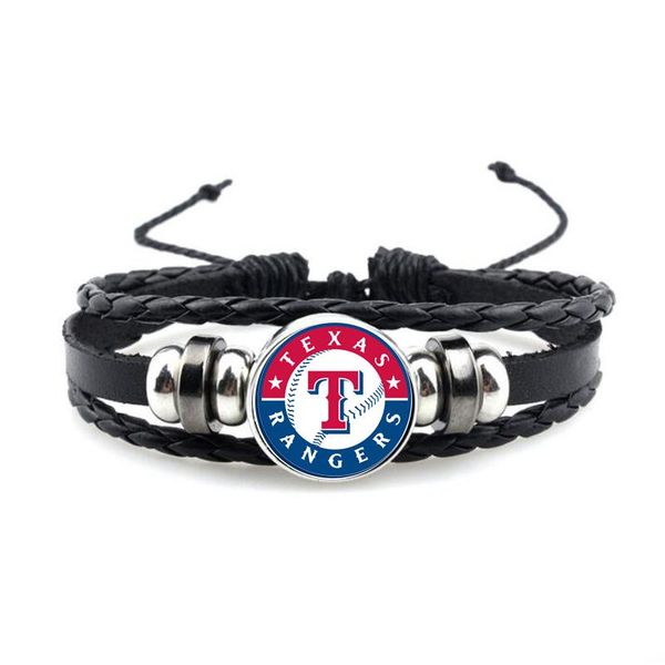charm bracelets 10pcs/lot baseball sports texas charms rangers bracelet leather bangle paracord survival fans, Golden;silver
charm bracelets 10pcs/lot baseball sports texas charms rangers bracelet leather bangle paracord survival fans, Golden;silver