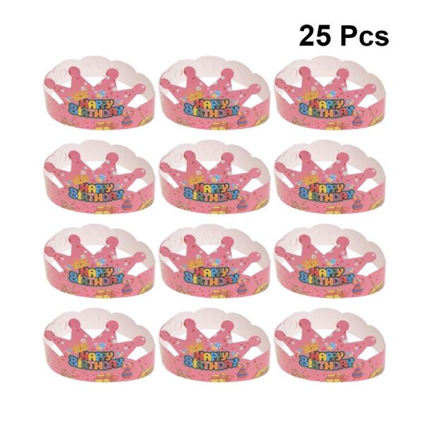 party hats 25pcs paper crown tiling birthday caps for kids and adults supplies
party hats 25pcs paper crown tiling birthday caps for kids and adults supplies