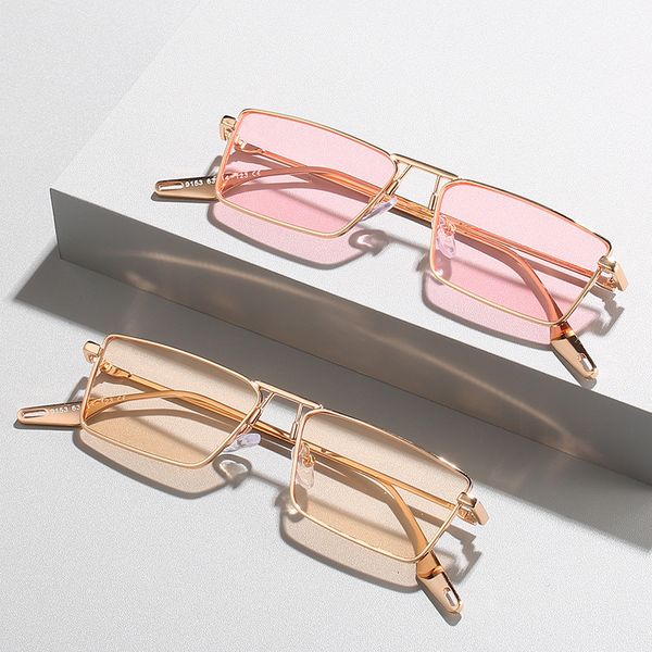 sunglasses so&ei fashion small rectangle women vintage clear candy color eyewear men metal frame sun glasses shades uv400, White;black
sunglasses so&ei fashion small rectangle women vintage clear candy color eyewear men metal frame sun glasses shades uv400, White;black