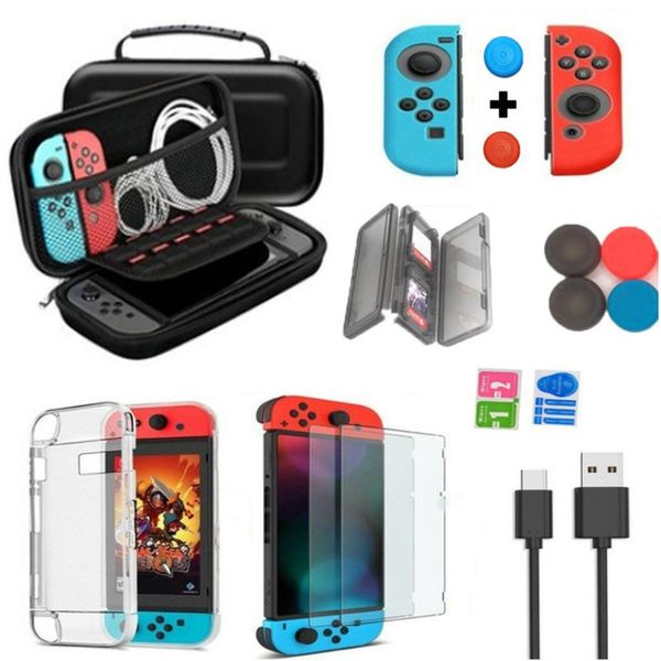 keyboards game accessories set travel carrying storage bag for nintend switch screen protector case charging cable thumb stick grip caps
keyboards game accessories set travel carrying storage bag for nintend switch screen protector case charging cable thumb stick grip caps