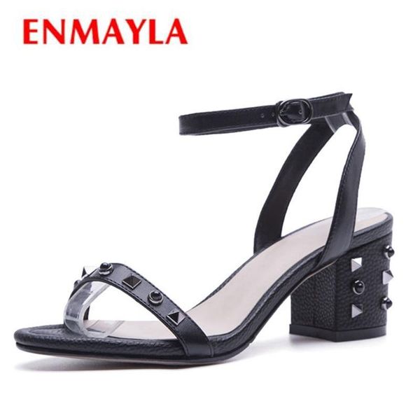 women high heels sandals summer shoes woman party causal med rivets buckle strap cr845, Black
women high heels sandals summer shoes woman party causal med rivets buckle strap cr845, Black