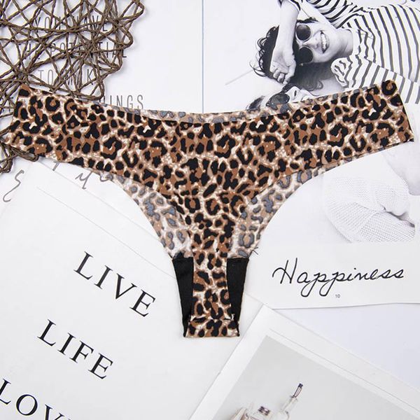women's panties 2021 women underwear comfortable ice silk seamless g-string thongs fashion leopard grain printing briefs laides, Black;pink
women's panties 2021 women underwear comfortable ice silk seamless g-string thongs fashion leopard grain printing briefs laides, Black;pink