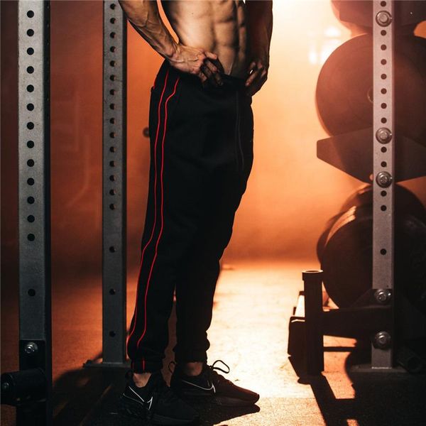men's pants casual skinny men jogger sweatpants gym fitness workout trousers male spring autumn running sports cotton track, Black
men's pants casual skinny men jogger sweatpants gym fitness workout trousers male spring autumn running sports cotton track, Black