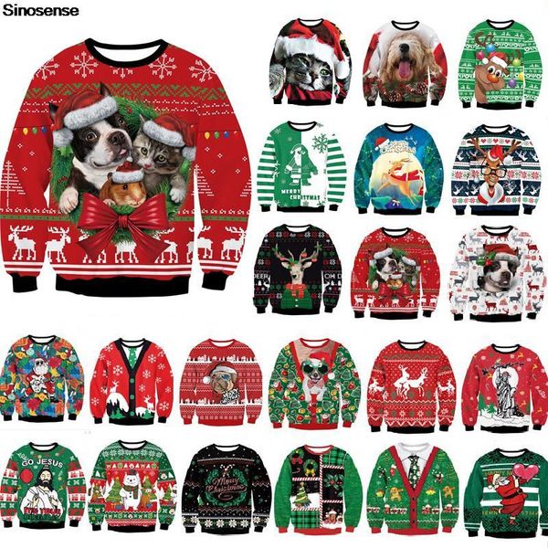 men's sweaters men women funny dog cat mouse reindeer ugly christmas sweater pullover autumn holiday party xmas sweatshirt jumpers, White;black
men's sweaters men women funny dog cat mouse reindeer ugly christmas sweater pullover autumn holiday party xmas sweatshirt jumpers, White;black