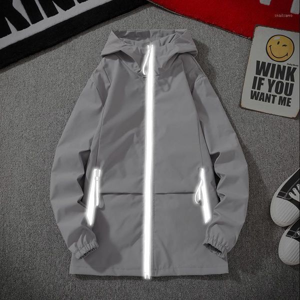 men's jackets 2021 autumn jacket hooded fashion trend casual street windbreaker japanese reflective zipper clothing, Black;brown
men's jackets 2021 autumn jacket hooded fashion trend casual street windbreaker japanese reflective zipper clothing, Black;brown