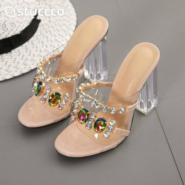 summer fashion crystal diamond slides clear pvc transparent slippers women shoes peep toe high heels mules dress pumps, Black
summer fashion crystal diamond slides clear pvc transparent slippers women shoes peep toe high heels mules dress pumps, Black