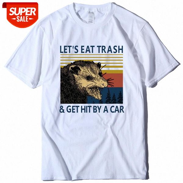 short-sleeved t-shirt women let's eat trash plus size women's round neck #nn8o, White
short-sleeved t-shirt women let's eat trash plus size women's round neck #nn8o, White