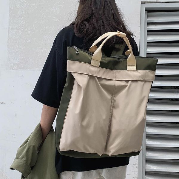 school bags multi-functional nylon handbag man women big capacity multi-pocket shoulder rucksack bag waterproof travel
school bags multi-functional nylon handbag man women big capacity multi-pocket shoulder rucksack bag waterproof travel