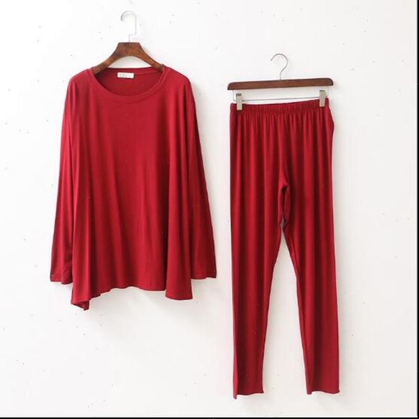 loose modal cotton home womens sleepwears clothes long sleeve autumn winter pajamas women large size ladies sleepwear pijama set lounge, Black;red
loose modal cotton home womens sleepwears clothes long sleeve autumn winter pajamas women large size ladies sleepwear pijama set lounge, Black;red
