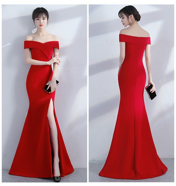 beauty-emily summer women long mermaid evening dresses ed8642 satin prom party gown high split women gowns 2021 vestido de noche, Red
beauty-emily summer women long mermaid evening dresses ed8642 satin prom party gown high split women gowns 2021 vestido de noche, Red