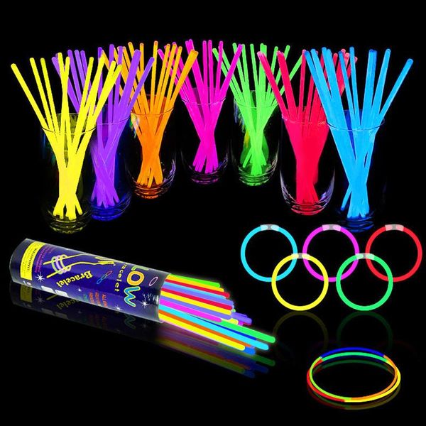 party decoration 100pcs fluorescence light glow in the dark sticks bracelet necklace neon wedding birthday halloween props
party decoration 100pcs fluorescence light glow in the dark sticks bracelet necklace neon wedding birthday halloween props