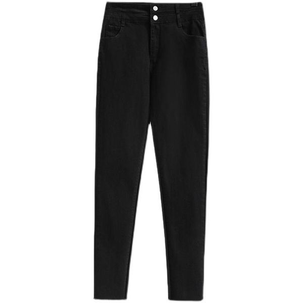 women's jeans casual black spring autumn women high-waisted skinny plus size pencil feet pants elastic trousers, Blue
women's jeans casual black spring autumn women high-waisted skinny plus size pencil feet pants elastic trousers, Blue