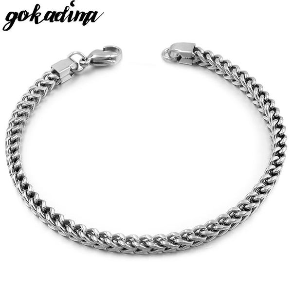 bracelets for men curb cut squared box link chain stainless steel 2021 cool 22cm 4mm women jewelry link,, Black
bracelets for men curb cut squared box link chain stainless steel 2021 cool 22cm 4mm women jewelry link,, Black